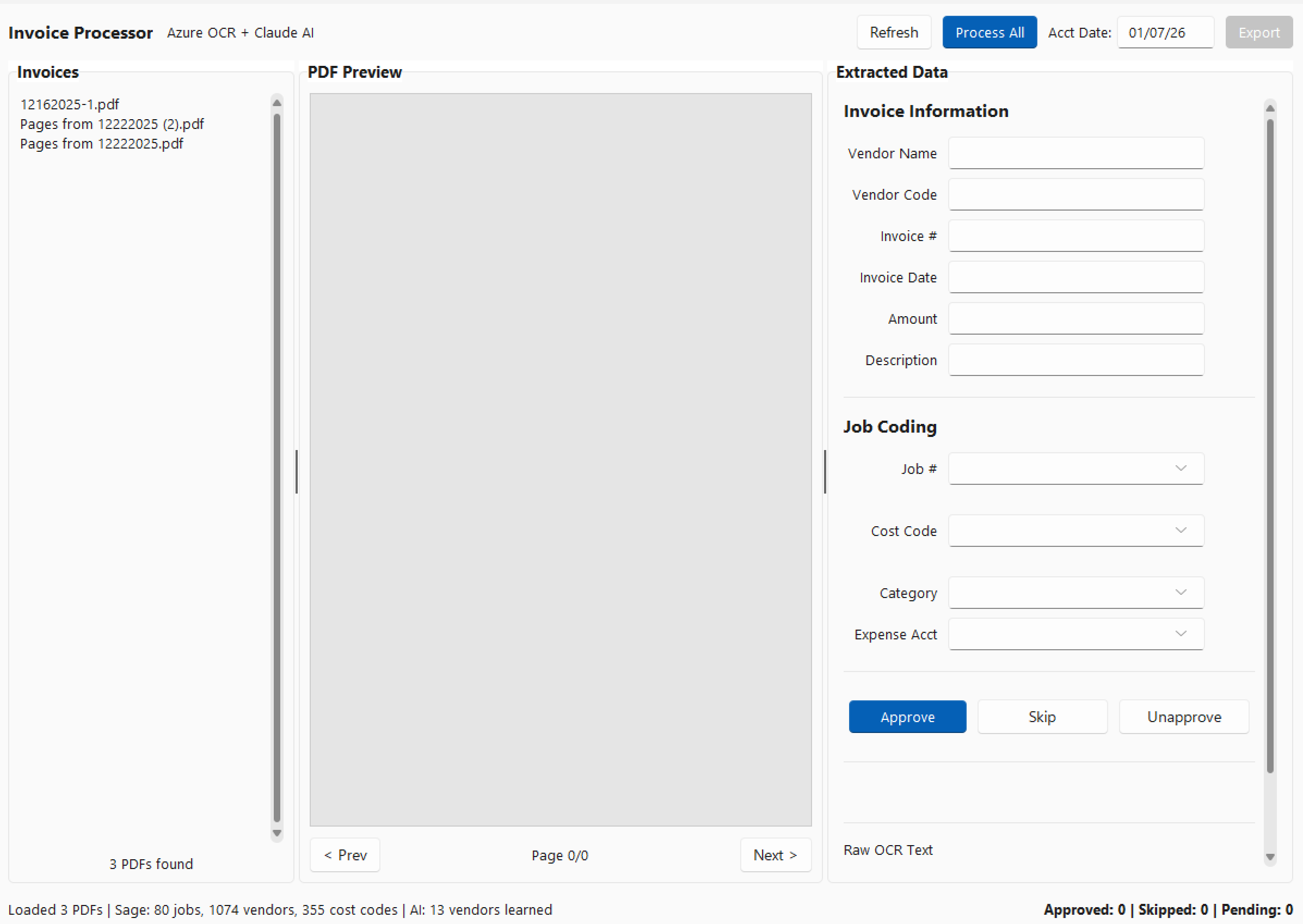 AI Invoice Processing for Construction: When One AI Isn't Enough (Part 1 of 4)