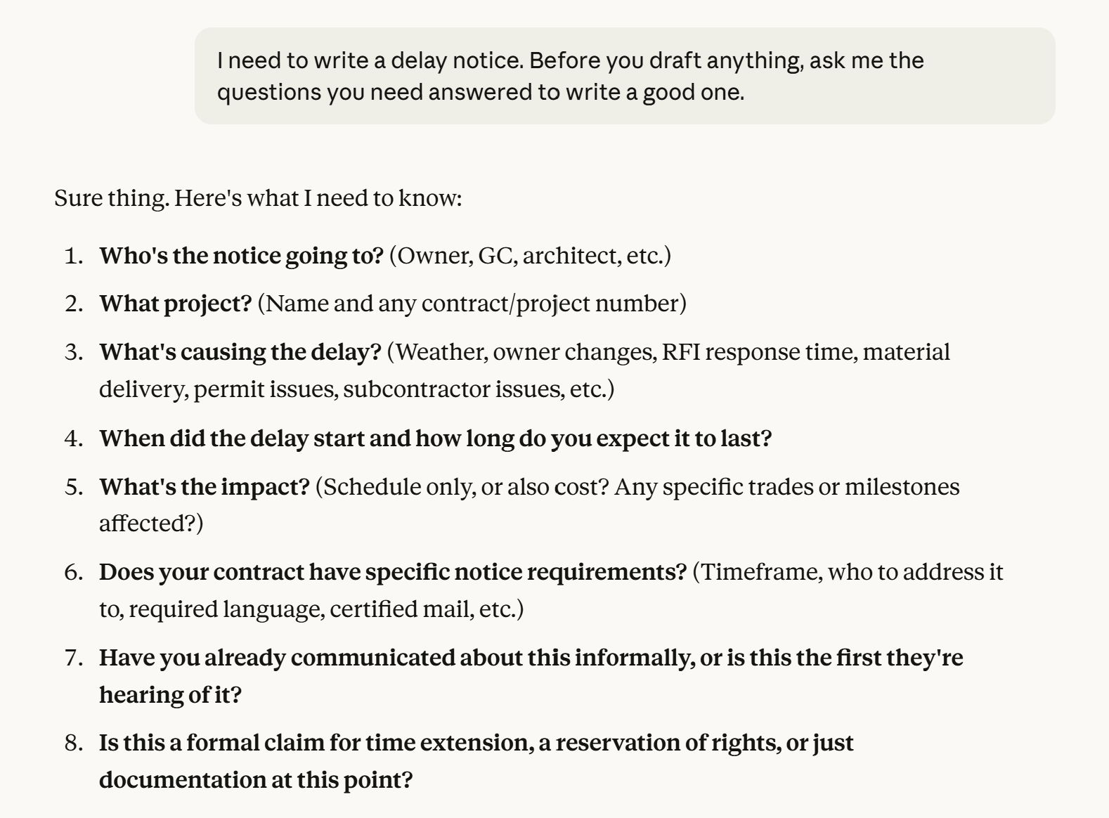 7 Copy-Paste AI Prompts for Construction Pros